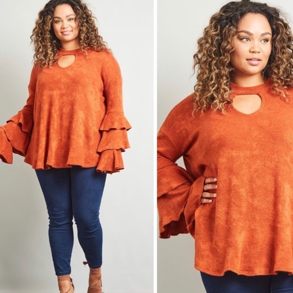 NWT! Ruffle Sleeve Boho - Picture 1 of 7